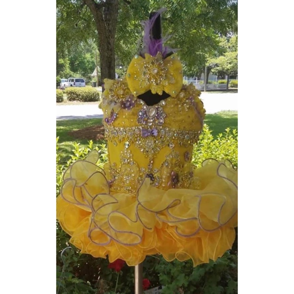12 month - 2T Custom pageant dress